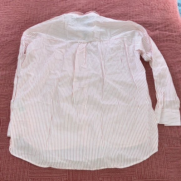 ONLY brand Striped Men's Shirt size 42 uk 14 White and red - Picture 15 of 15